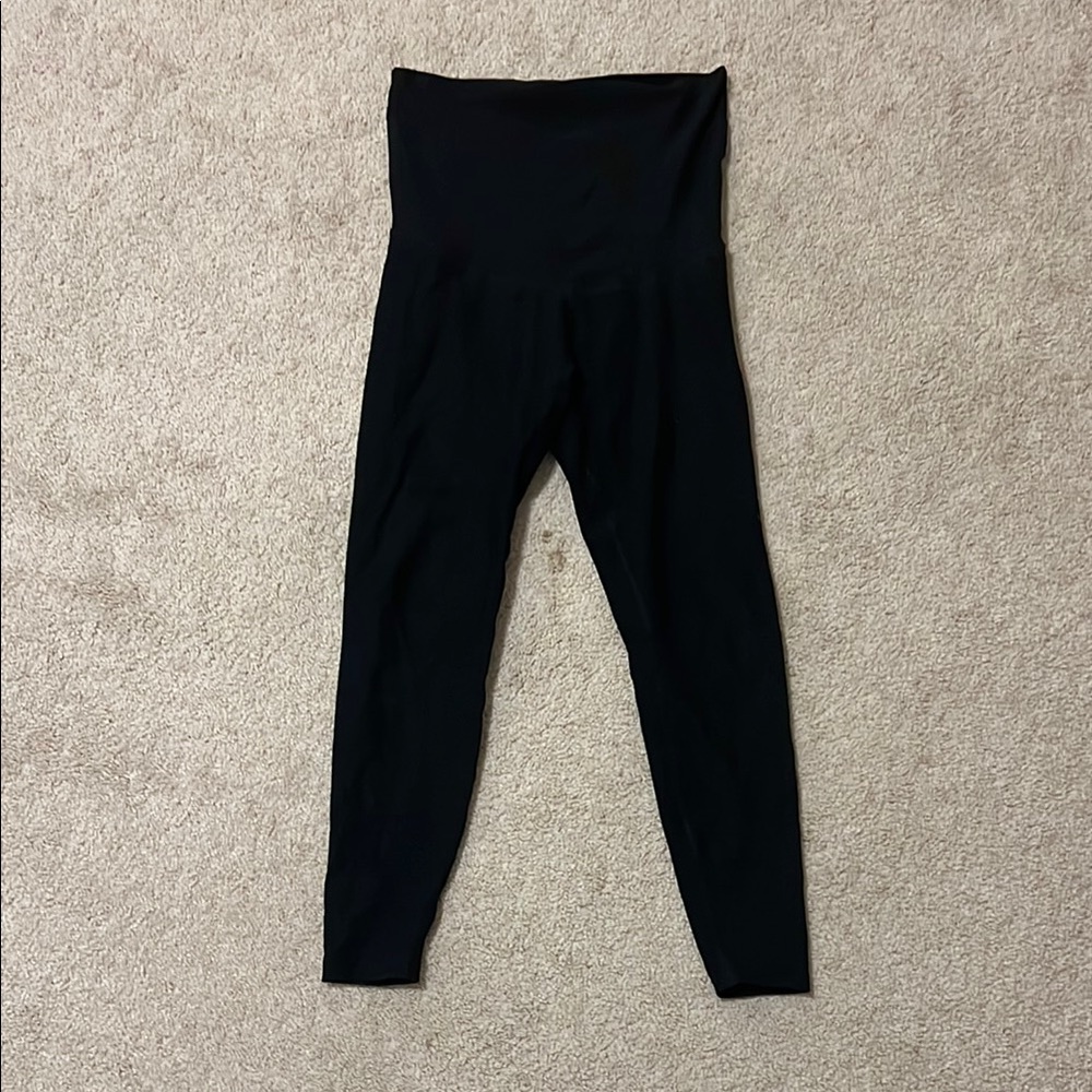 Black High-Waisted maternity Leggings